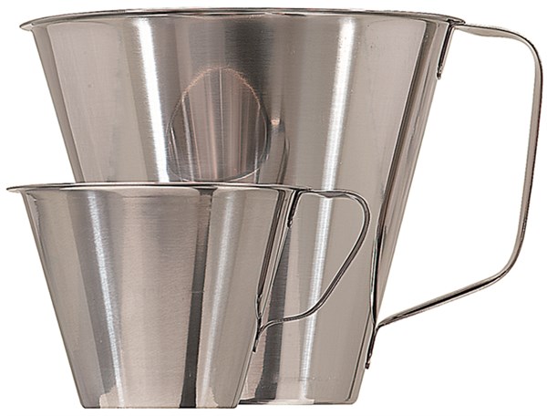 Massbecher Edelstahl 0,5 Liter