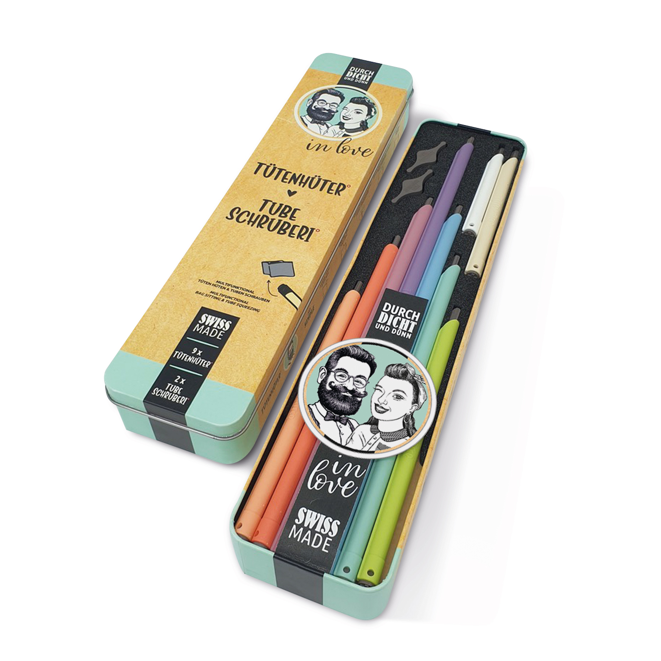 Tütenhüter Geschenkdose Set 12 teilig