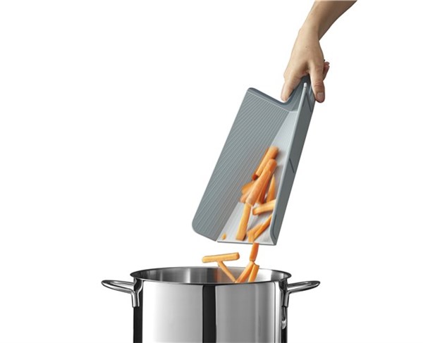 Faltbares Schneidbrett blassblau 37,5×21,2 cm