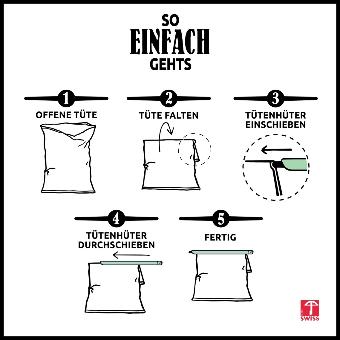 Tütenhüter korallrot 6er Set