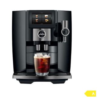 Jura Kaffeevollautomat J10 Piano Black (SA) 15593 inklusive Starterpaket Zemp AG*