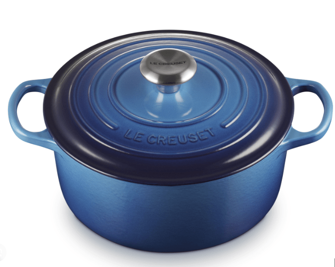 Bräter Signature Le Creuset rund Azure blau 26 cm