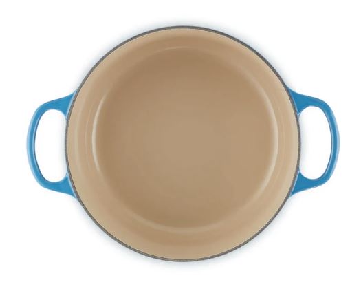 Bräter Signature Le Creuset rund Azure blau 26 cm
