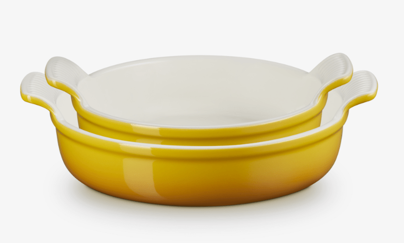 Auflaufform 2er-Set Tradition Nectar aus Steinzeug (20/24 cm), rund
