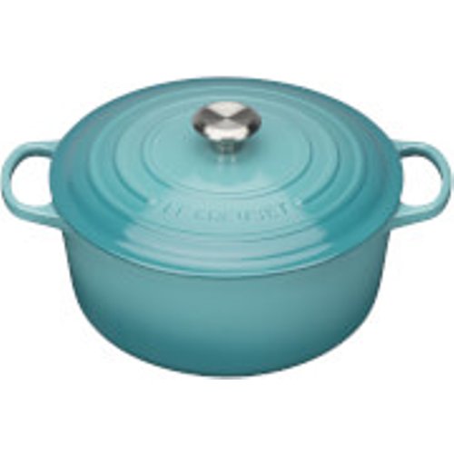 Bräter Signature Le Creuset rund Caribbean-Blau 20 cm