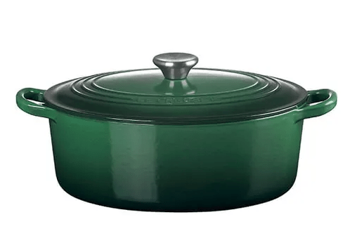 Bräter Tradition Le Creuset oval Juniper grün 31 cm