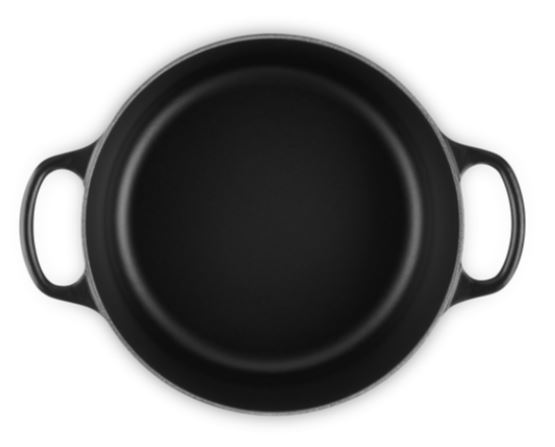 Bräter Signature Le Creuset rund schwarz 24 cm