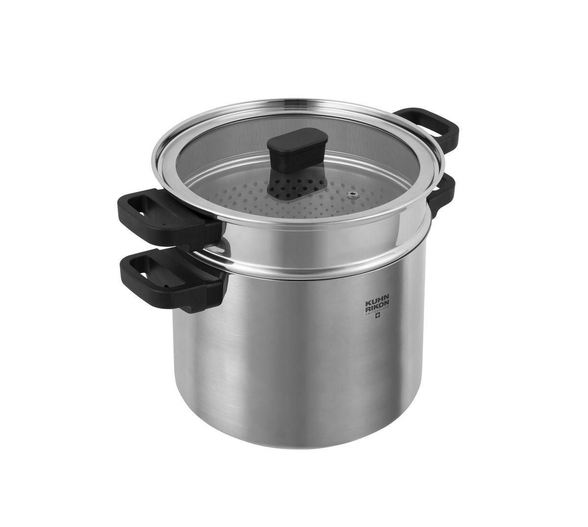 Kuhn Rikon Teigwarentopf Locarno mit Einsatz 6,5 Liter, Ø 22 cm