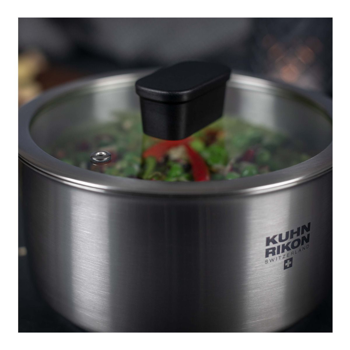 Kuhn Rikon Locarno Stielkasserolle 3 Liter, Ø 20 cm