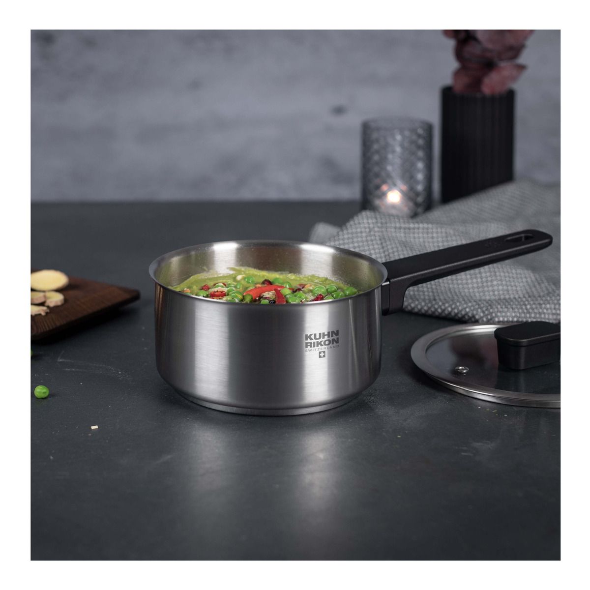 Kuhn Rikon Locarno Stielkasserolle 3 Liter, Ø 20 cm