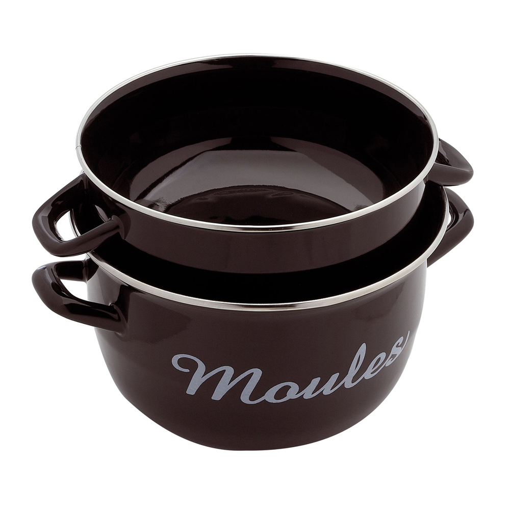 Muscheltopf emailliert 24 cm