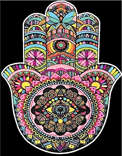 Ausmalbild Hand der Fatima