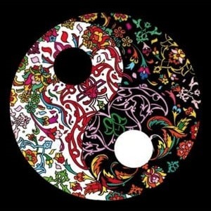 Ausmalbild Mandala Yin Yang