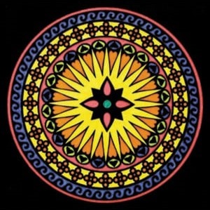 Ausmalbild Mandala Antistress