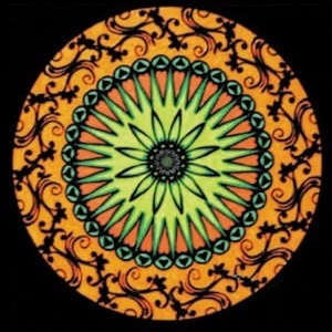 Ausmalbild Mandala Emotional