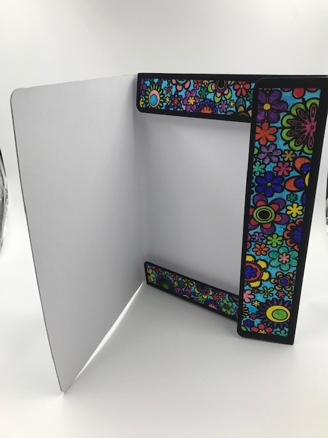 Samtmappe Pferd Mandala