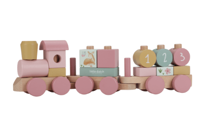 Little Dutch Holz Eisenbahn Fairy Garden pink