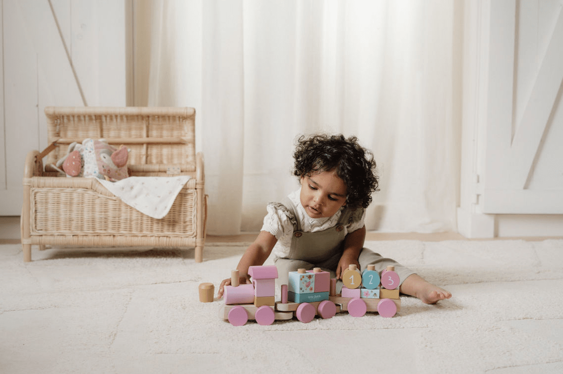 Little Dutch Holz Eisenbahn Fairy Garden pink