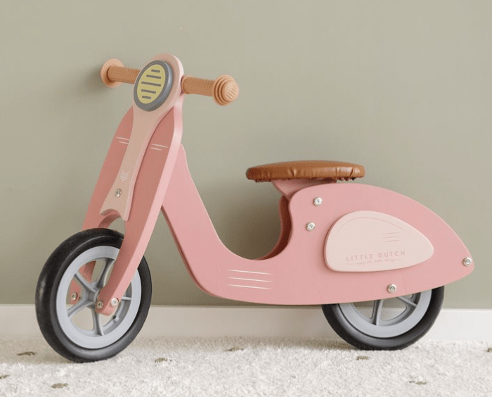 Little Dutch Holz Laufrad pink