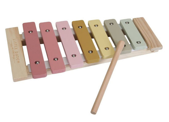 Holz Xylophon pink