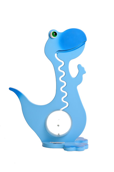 Dino Sparkasse blau mit Beschriftung