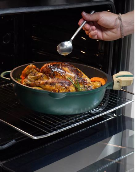 COOKUT Die fabelhafte 8-in-1-Pfanne, Saphir blau, 28 cm