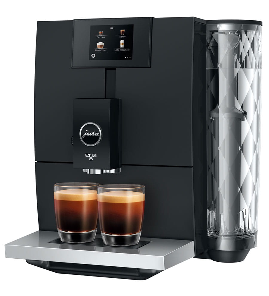 Jura Kaffeevollautomat ENA 8 Full Metropolitan Black (SC)15494 inklusive Starterpaket Zemp AG*
