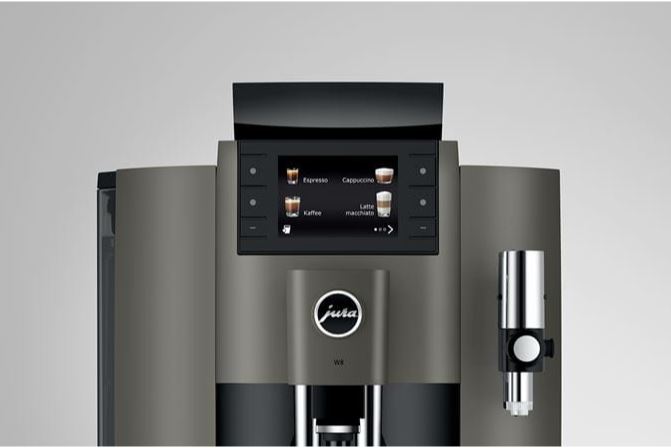 Jura Kaffeevollautomat W8 Dark Inox (SA) 15552 inklusive Starterpaket Zemp AG*