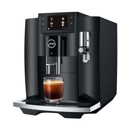 Jura Kaffeevollautomat E8 Piano Black (SC) 15589 inklusive Starterpaket Zemp AG*