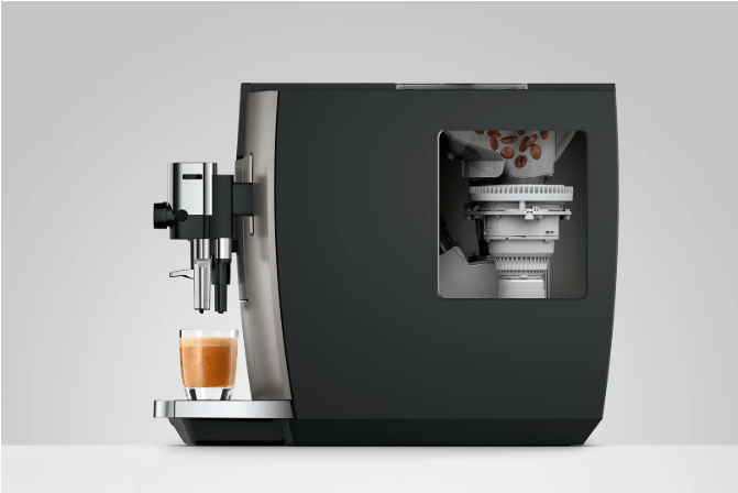 Jura Kaffeevollautomat E8 Midnight Silver (SD) 15713 inklusive Starterpaket Zemp AG*
