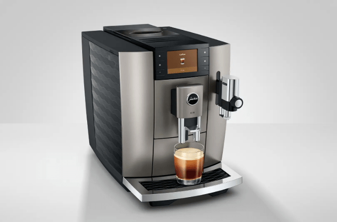Jura Kaffeevollautomat E8 Midnight Silver (SD) 15713 inklusive Starterpaket Zemp AG*