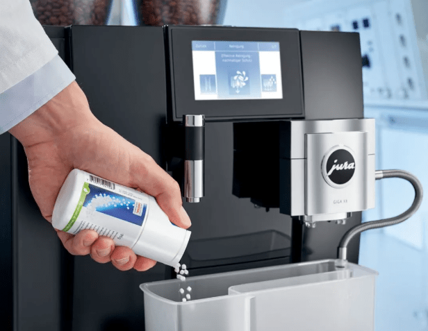 Jura Milchsystemreiniger Mini-Tabs, Nachfüllflasche 375 g