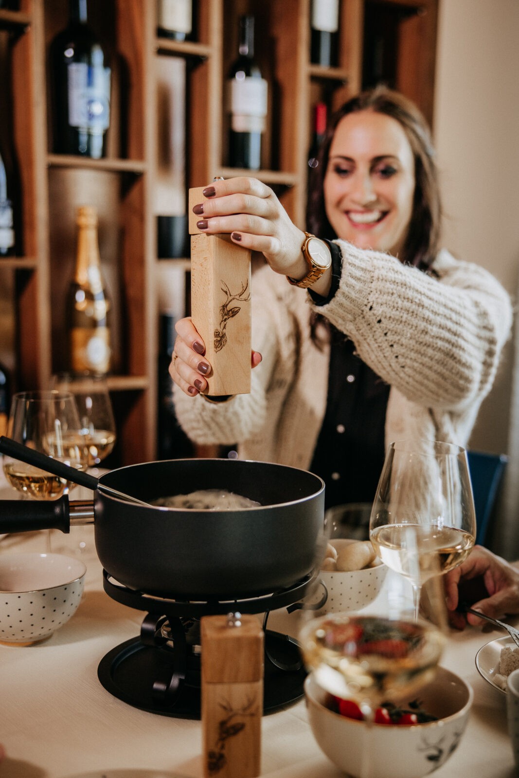 Salz- und Pfeffermühle “Hirsch Zoom”, 21 cm