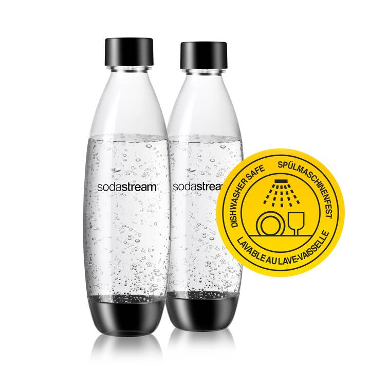 Sodastream Duopack Flaschen 1 Liter Kunststoff, spülmaschinenfest