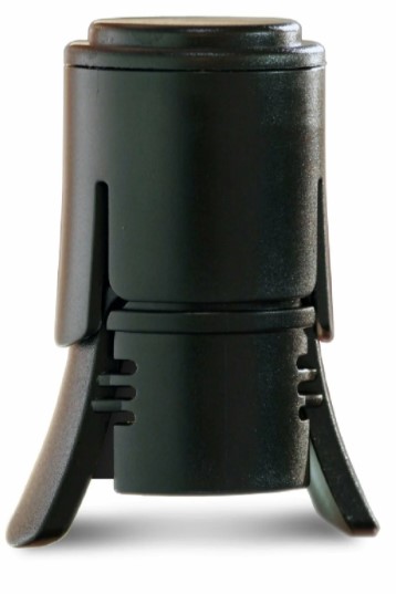 Sektverschluss SW-106 schwarz matt