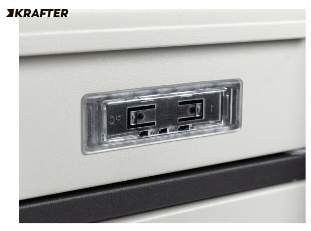 STRUCT Briefkasten Anthrazit/Hellgrau