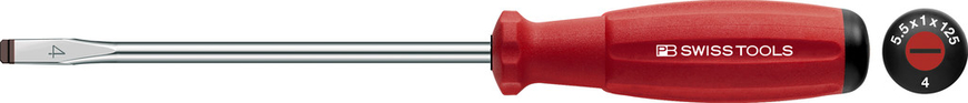 Schraubenzieher Schlitzschrauben Swiss Grip PB 8100.5-160