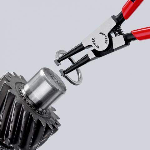 Knipex Seeger-Ringzange 140 mm für Aussenringe auf Wellen