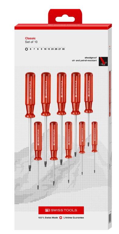 Schraubenzieher Set 10 teilig PB 1402.CBB