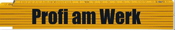 Holz-Gliedermeter “Profi am Werk”