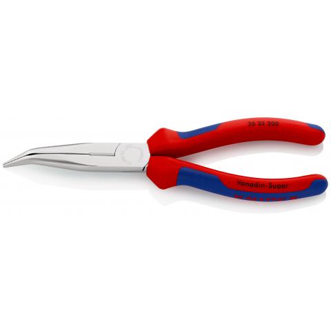 Knipex Flachrundzange mit Schneide (Telefonzange) 200 mm