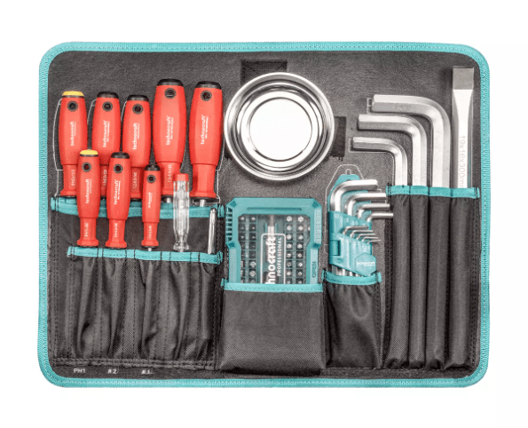 Technocraft PP-Werkzeugkoffer Pro Construction IP65, 152 teilig