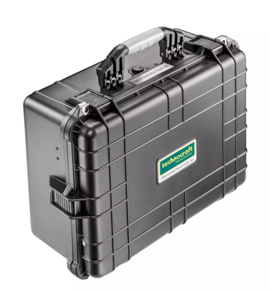 Technocraft PP-Werkzeugkoffer Pro Construction IP65, 152 teilig
