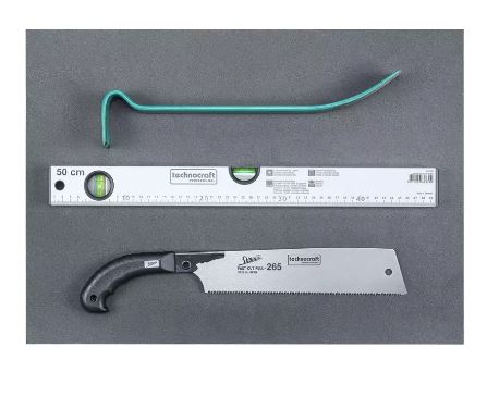 Technocraft Werkstattwagen Swiss Team Wood 282 teilig 729718