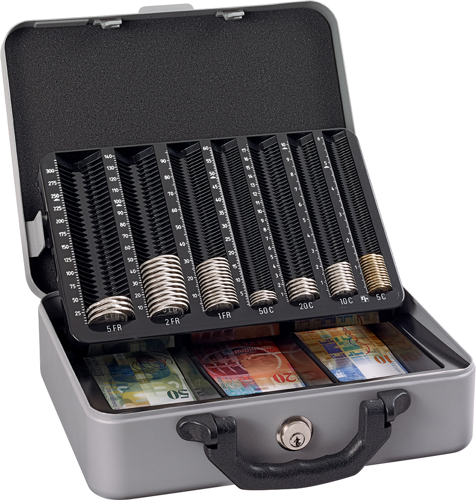 Geldzählkassette Moneta DeLuxe CH