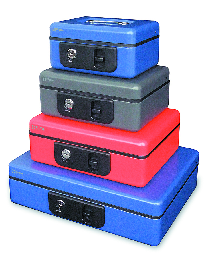 Geldkassette DeLuxe 4 dunkelgrau