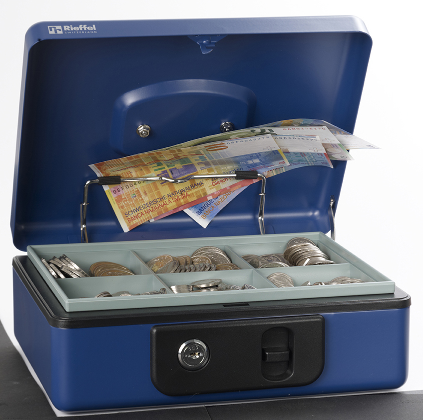 Geldkassette DeLuxe 2 blau