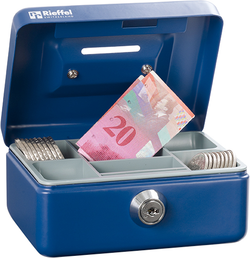 Geldkassette Kika blau