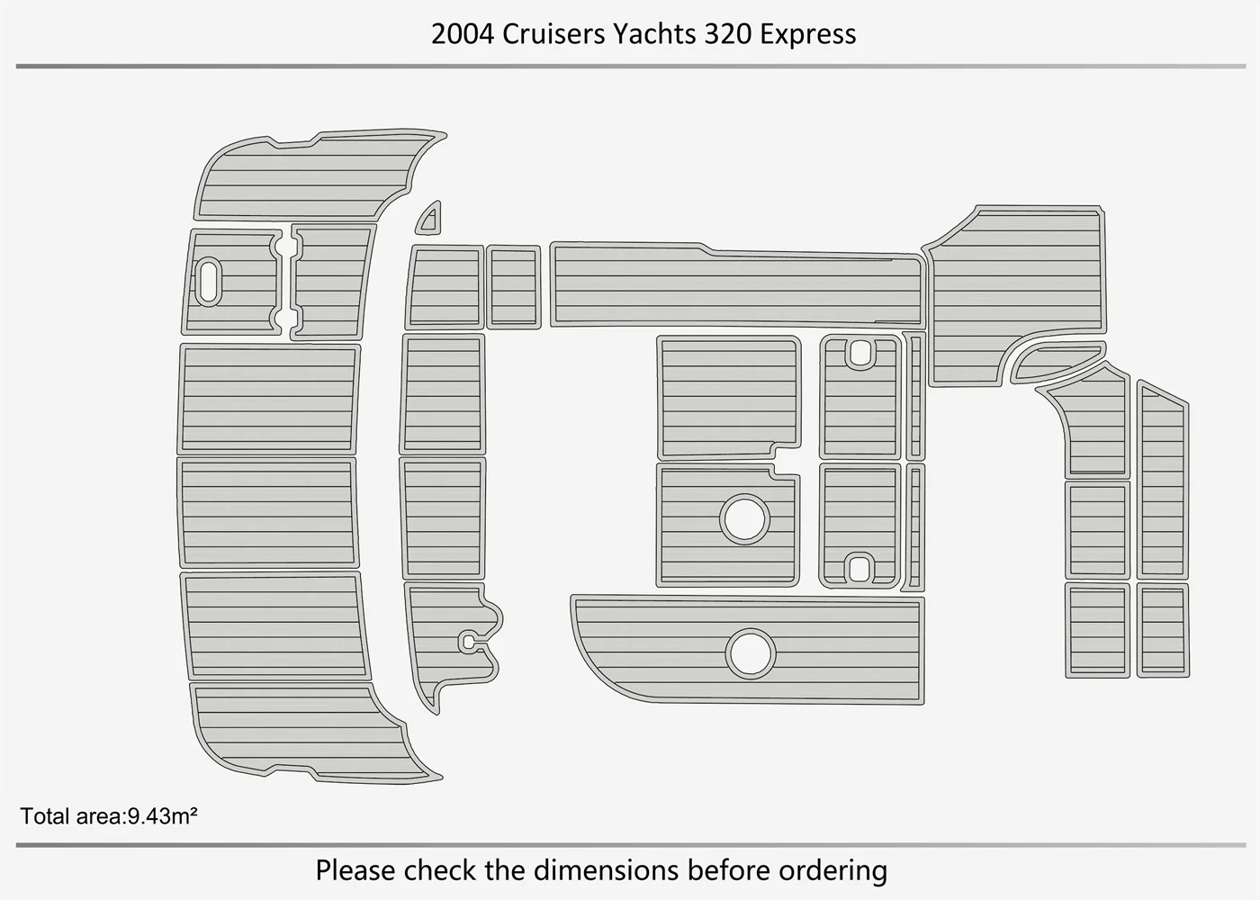 2004-2006 Cruisers Yachts 320 Express