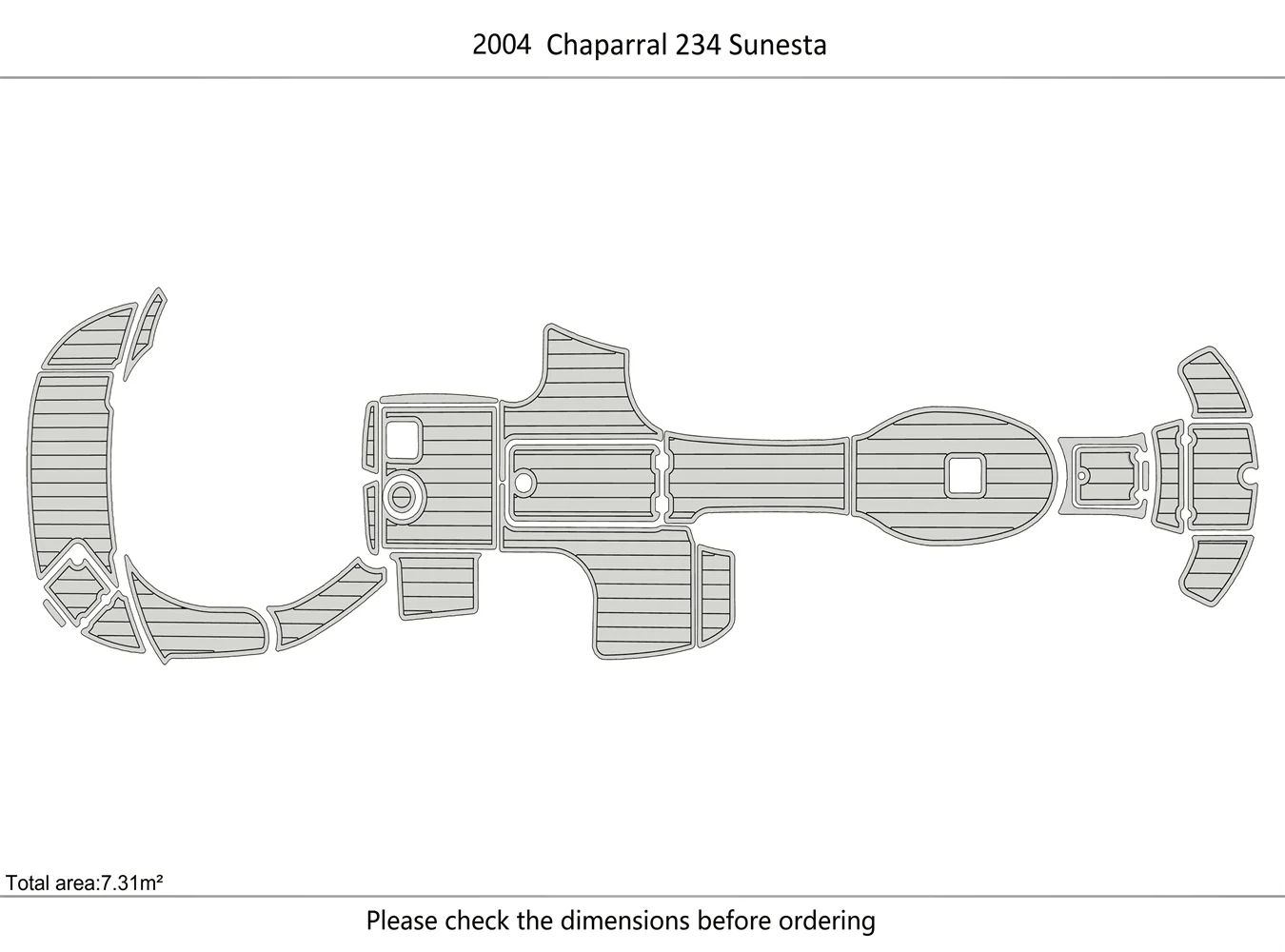 2007 Chaparral Sunesta 234